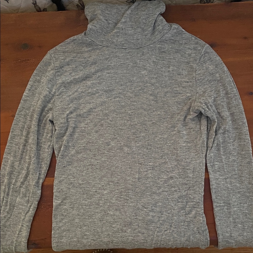 Wilfred Aritzia layering turtleneck with wool grey XS